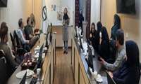 برپایی میز خدمت در سازمان حمل و نقل ترافیک توسط مرکز خدمات جامع سلامت زهرا همایون