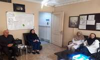 برگزاری جلسه هماهنگی با مسئولین اداره کل بیمه سلامت در مرکز سلامت ارشاد