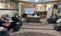 برگزاری جلسه آموزشی سبک زندگی سالم در حسینیه یزدی‌ها توسط کارشناس تغذیه مرکز خدمات جامع سلامت تراب