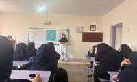 آموزش اهمیت سلامت قلب و تناسب اندام به دانش‌آموزان دبیرستان سمیه