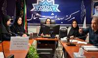 برگزاری کمیته پدافند غیرعامل و تمرین دورمیزی هماهنگی اقدامات تجمعات انبوه در مرکز بهداشت شمال تهران