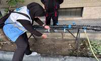بازدید از موکب‌های مستقر در چهل‌سرا ۱۳ تیر ۱۴۰۵؛ در راستای مراسم تشییع و بدرقه رهبر شهید